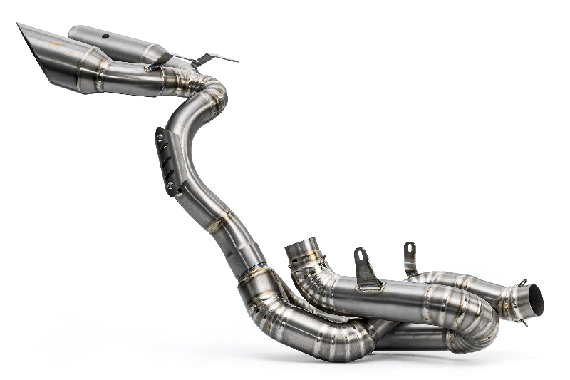 BURNOUTチタンスリップオンマフラー Panigale V4用