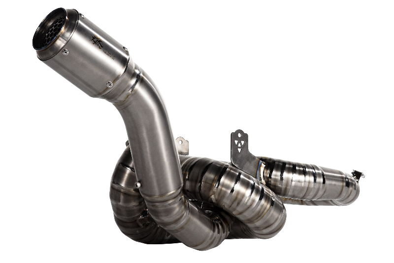 BURNOUTチタンスリップオンマフラー ドゥカティV2シリーズ用