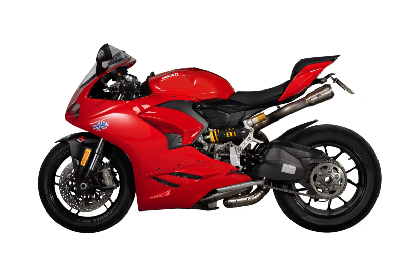 BURNOUTチタンスリップオンマフラー ドゥカティ Panigare v2用
