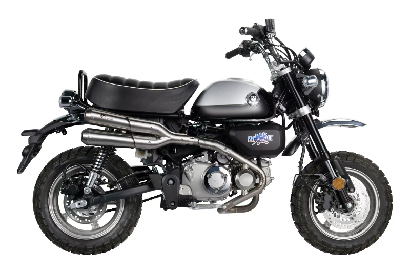 BURNOUTチタンフルエキゾーストマフラー HONDAモンキー125