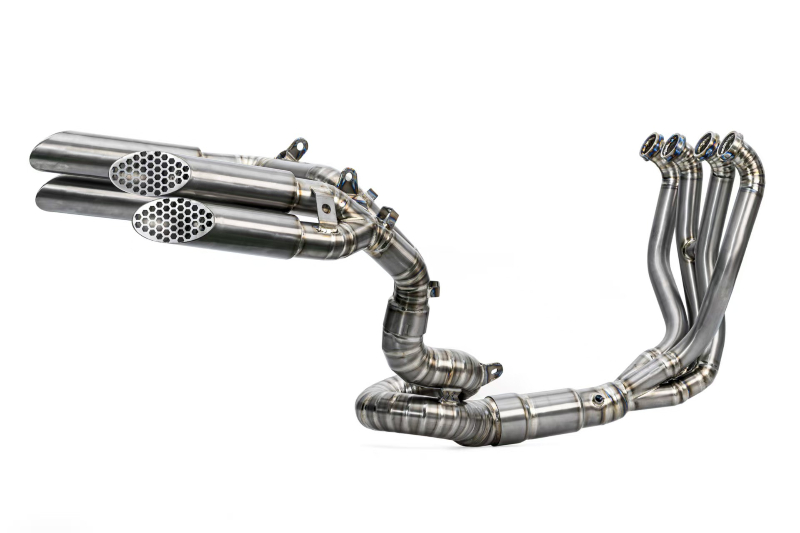 BURNOUTチタンエキゾーストマフラー MVアグスタ