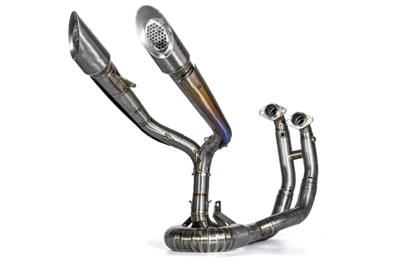 BURNOUTチタンフルエキゾーストマフラー アプリリアRS660