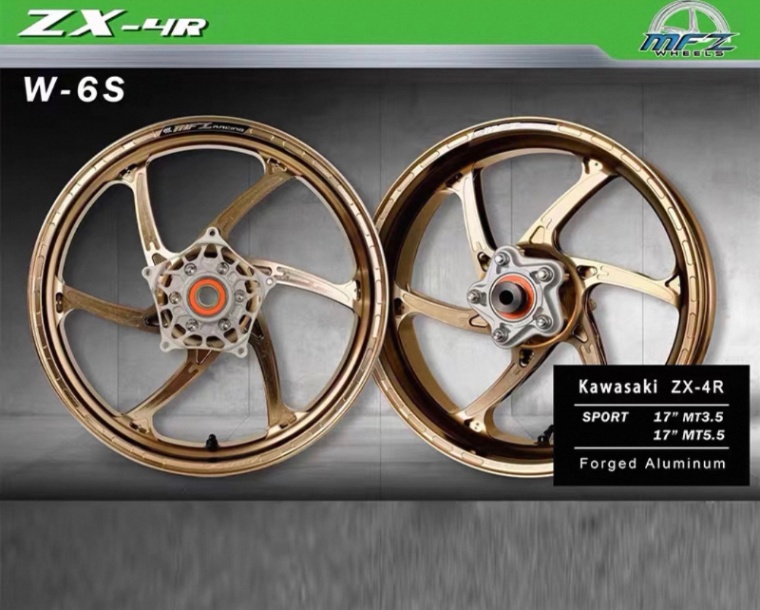 MFZアルミ鍛造ホイールRS D-6 ZX-4R/RR | MOSN Motorcycle Accessories